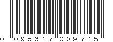 UPC 098617009745