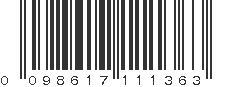 UPC 098617111363
