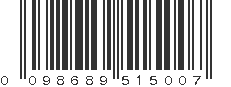 UPC 098689515007