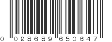UPC 098689650647