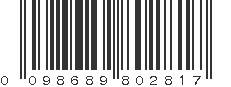 UPC 098689802817