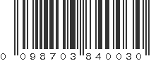 UPC 098703840030