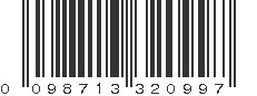 UPC 098713320997