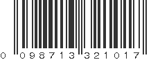 UPC 098713321017