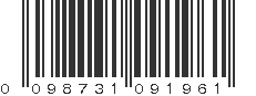 UPC 098731091961