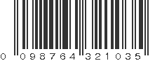 UPC 098764321035