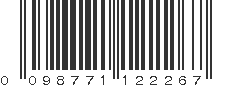 UPC 098771122267