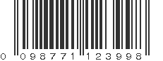 UPC 098771123998