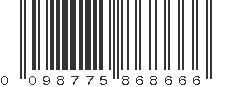 UPC 098775868666