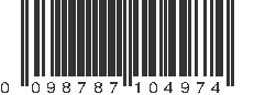 UPC 098787104974