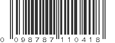 UPC 098787110418