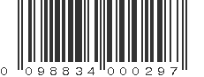 UPC 098834000297