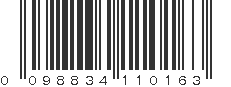 UPC 098834110163