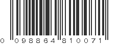 UPC 098864810071