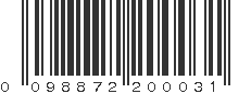 UPC 098872200031