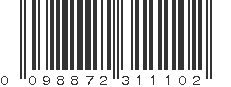 UPC 098872311102