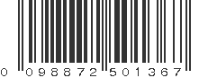 UPC 098872501367