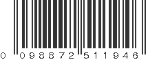 UPC 098872511946