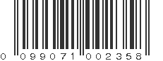 UPC 099071002358