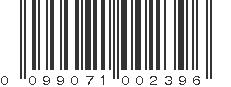 UPC 099071002396