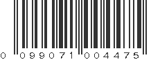 UPC 099071004475