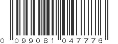 UPC 099081047776