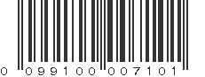 UPC 099100007101