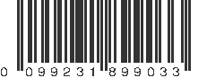 UPC 099231899033