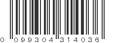 UPC 099304314036