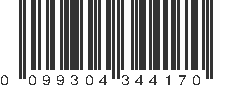 UPC 099304344170