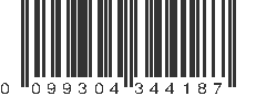 UPC 099304344187