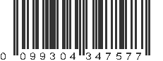 UPC 099304347577