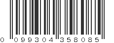 UPC 099304358085