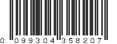 UPC 099304358207