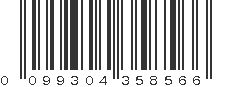 UPC 099304358566