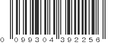 UPC 099304392256