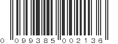 UPC 099385002136