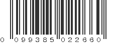 UPC 099385022660