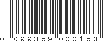 UPC 099389000183