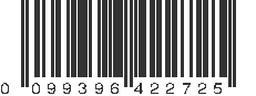 UPC 099396422725