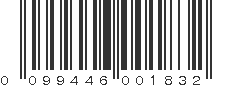 UPC 099446001832