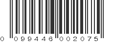 UPC 099446002075