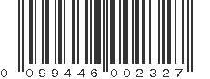 UPC 099446002327