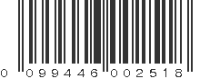 UPC 099446002518