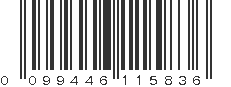 UPC 099446115836