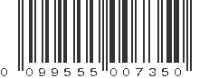 UPC 099555007350