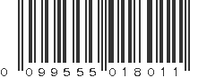 UPC 099555018011