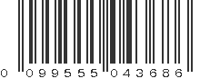 UPC 099555043686