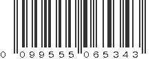 UPC 099555065343