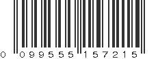 UPC 099555157215